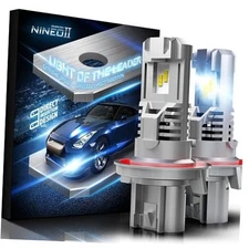  BULBS,9008 Wireless Fog Lights Direct Insertion ZES Chips 400% Brighter H13