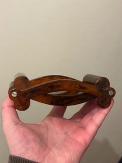 Vintage Phenolic Amber Bakelite Catalin Component Not Handles Tortoise Colour