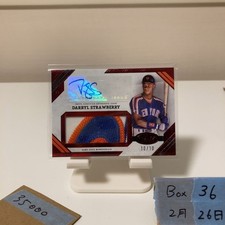 2025 Topps Tier One Darryl Strawberry Auto Patch /10 Game NY Mets #AJR-DA NM