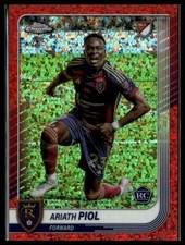 2025 Topps Chrome MLS #116 Ariath Piol Red Wave Refractor #/5