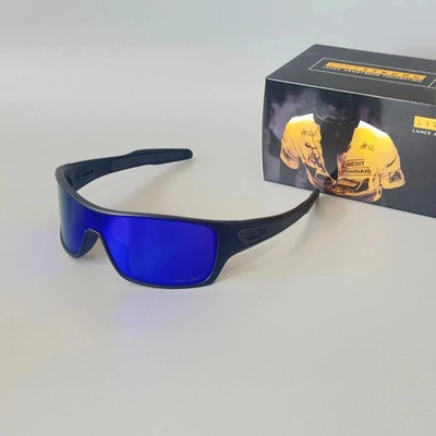 Oakley Turbine Rotor OO9307 Black Frame Prizm Sapphire Lens Sunglasses With Box