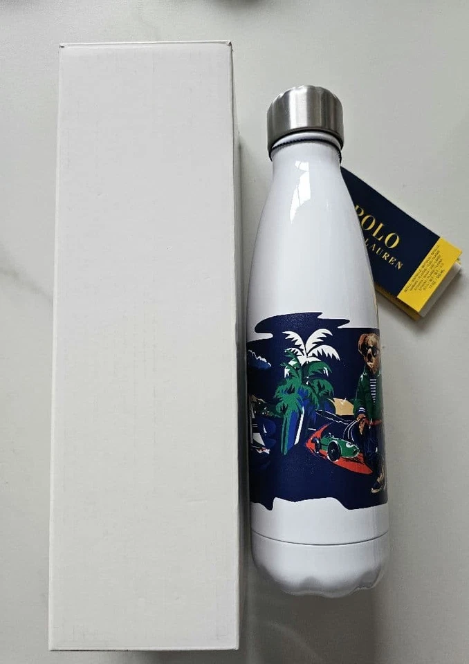 Botella de agua de acero inoxidable Polo Ralph Lauren Polo Bear Foto 2 de 3