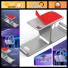 Aluminum Headset Stand Hanger Under Desk, Patented Hook for Gaming  DJ Headphon