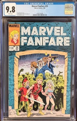 Marvel FANFARE #25 CGC 9.8 WP NM/M 1986 ELFQUEST! Cover HTF   