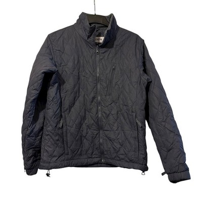 Columbia Women s Size Small Navy Blue Quilted Women s Winter Coat Embroidered