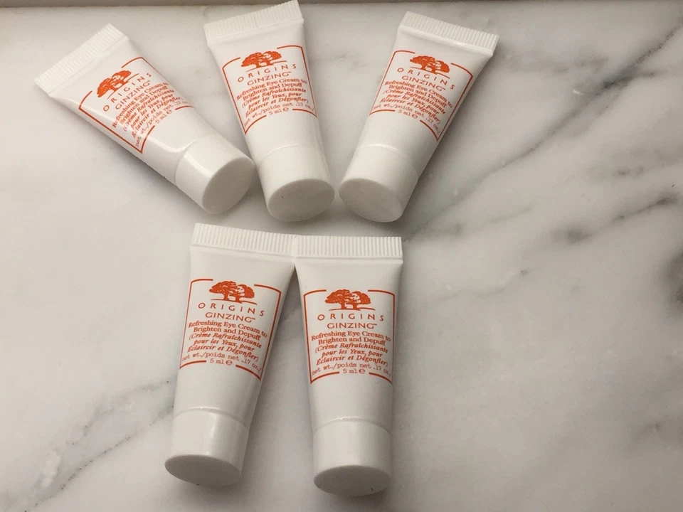 15 ORIGINS GinZing Eye Refreshing Cream Brighten and Depuff .17 oz  15 pack New - Image 3 of 4