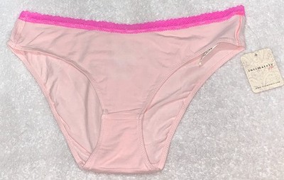 INTIMATELY FREE PEOPLE Care FP Sustainable Pink Bikini Panty Womens S 5 M 6 L 7