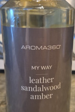 Aroma360 My Way Leather Sandalwood Amber Scented Essential Oils Oil