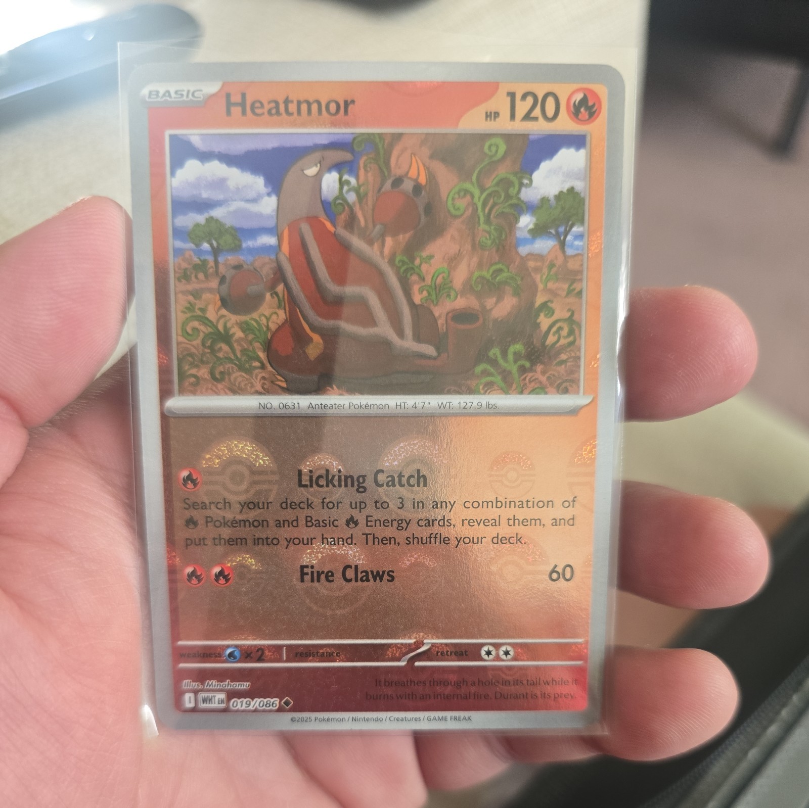 Heatmor 019/086 (Poke Ball Pattern) White Flare Pokemon EN