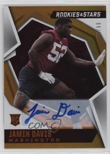 2021 Panini Rookies & Stars Orange Signatures 83/99 Jamin Davis #179 Auto 0ud4
