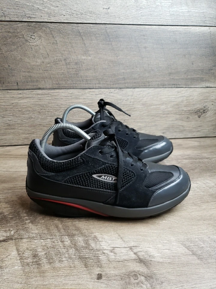 MBT Zapatos Moja Tonificación Mecedora Caminar Tenis Blanco Gris Fitness Mujer’s 9 Foto 3 de 4