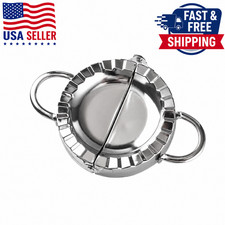 Stainless Steel Dumpling Ravioli Maker Press,2 Pack Pierogi Mold - Wonto