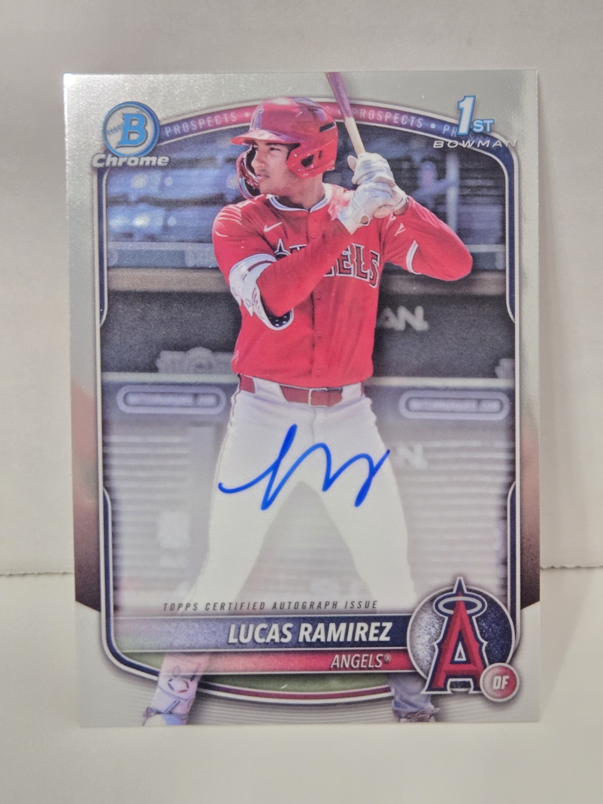 2025 Bowman - Chrome Prospect Autographs Lucas Ramirez #CPA-LR