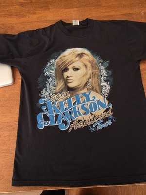 Kelly Clarkson Addicted 2006 Tour Shirt Original Size L