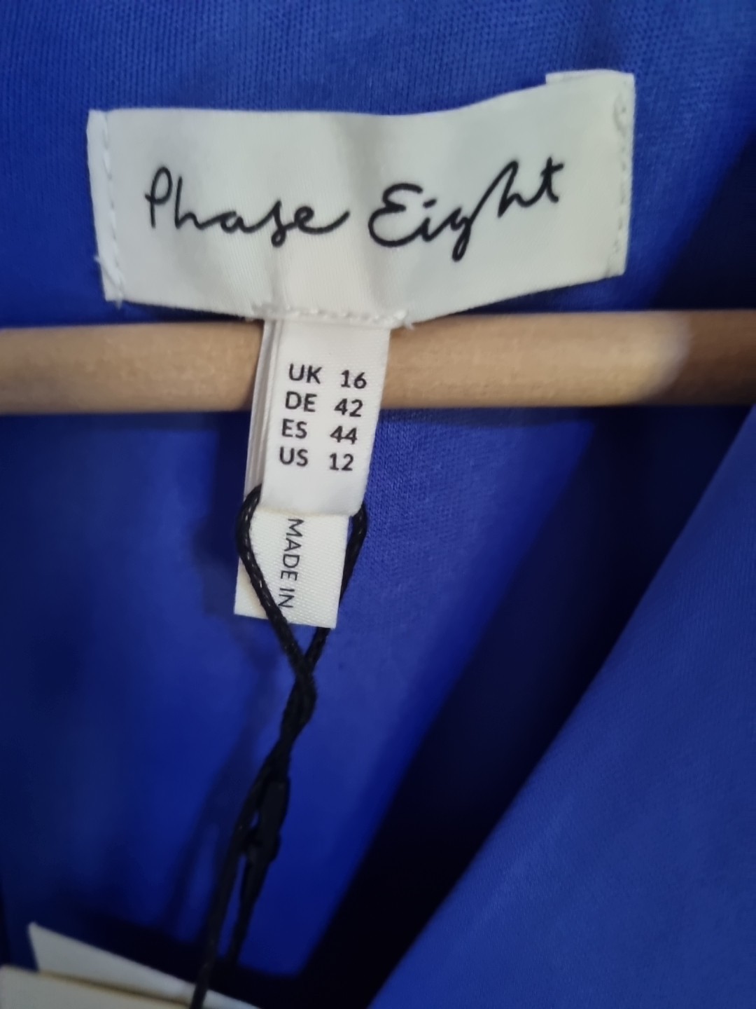 PHASE EIGHT JULISSA JUMPSUIT BLUE SIZE 16 NEW WITH TAGS ON image 6