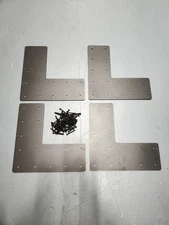 Heavy Duty L Post Brackets 13.2"x13.2"x5" Beam Truss Post 4 Pieces