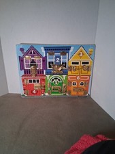 Melissa Doug Latches Board Educational Numbers Toy Puzzle Locks Animals