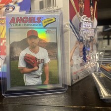 2026 Topps Heritage Chrome Refractor Yusei Kikuchi #167 Angels