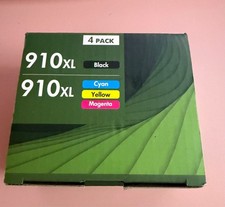 910XL Ink Cartridge 4 Pack High Yield Compatible for OfficeJet 8015e 8025e
