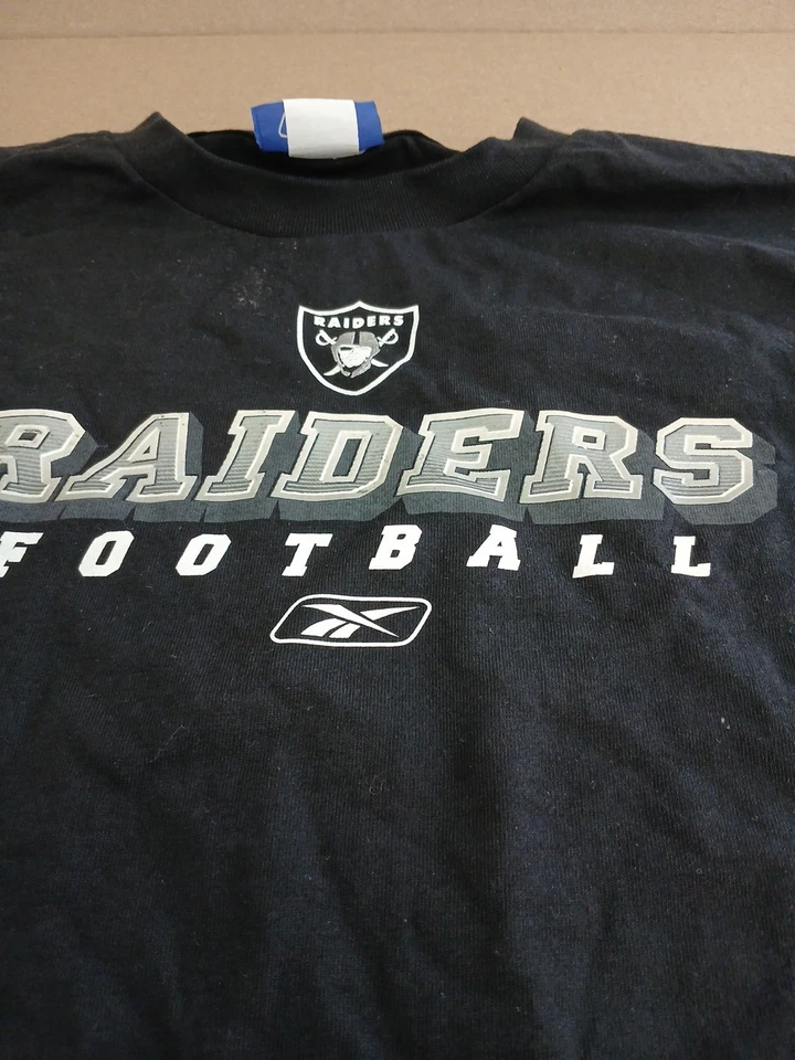 Camiseta Las Vegas Oakland Raiders Reebok Youth GG meninos crianças - Imagem 2 de 4