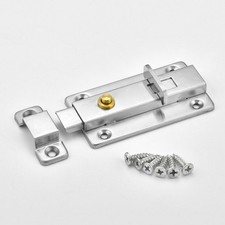 4 Inch Stainless Steel Door Latch Automatic Spring Practical Safety Door Lock