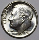 1959-D Roosevelt Dime - BU - #8968D - Stock Photo - FREE SHIPPING