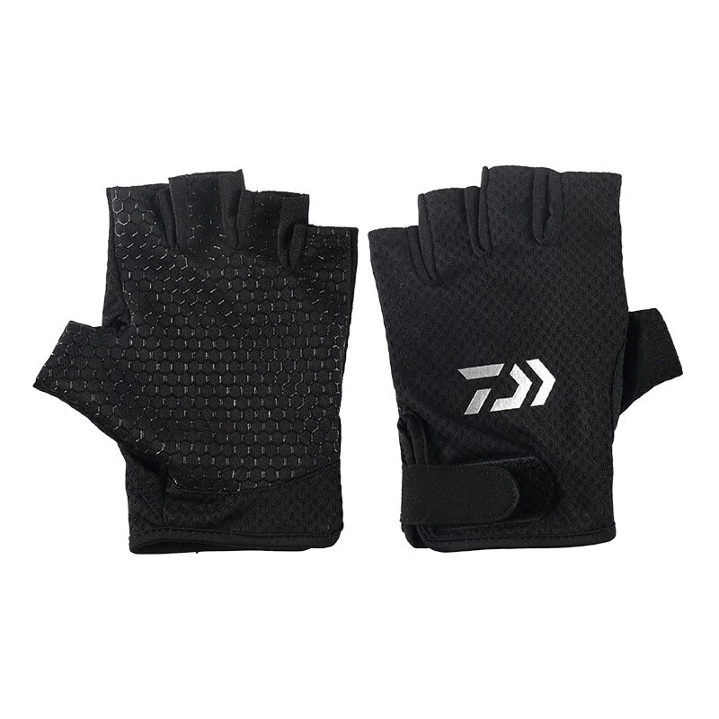 Daiwa DG-8322CS Fishing Glove Full Finger Cut Three Finger Cut Gloves Non-slip - image 3 of 4