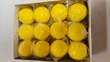 Champro CBB-58 Yellow Soft Dimple Pitching Machine Baseball (12 Pack)