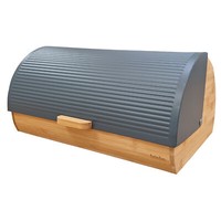 Brotkasten FüR Brotaufbewahrung, Bambusholz, Schiebedeckel, Brotbox Aufbewahrung