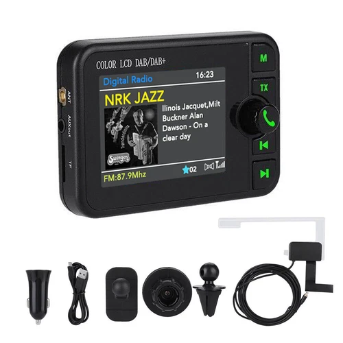 Bluetooth Digital Car DAB Radio FM Transmitter MP3 Player Receiver USB Adapter - Bild 9 von 18