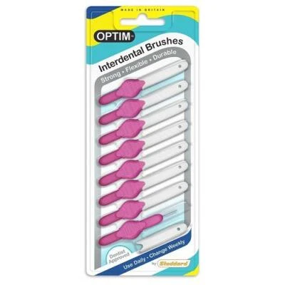 STODDARD Icon Optim Pink Standard Interdental Brushes - 8 Brush In 1 Pack