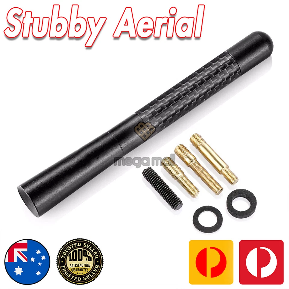Antena / Antena Stubby Bee Sting para Suzuki Vitara Negro Carbono 12CM Foto 4 de 4