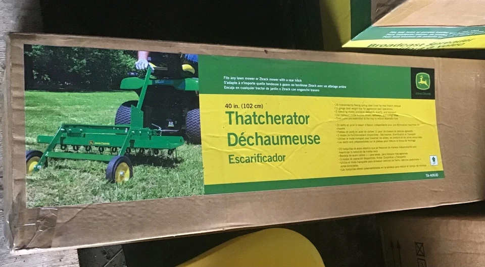 John Deere 40 pulgadas Remolque detrás Thatcherator Foto 2 de 2