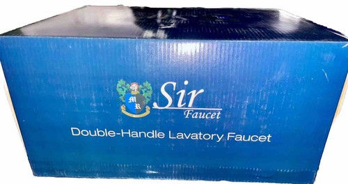 Sir faucet 754 Double handle Lavatory Faucet Brushed Nickel Bathroom - Bild 5 von 7