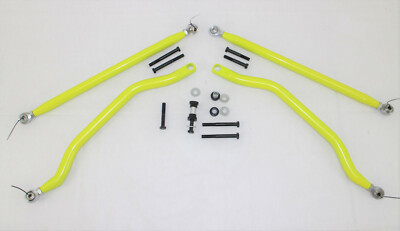 2017 -21 Polaris RZR  1000 upper lower High  Max Clearance  Radius Bar Kit  LIME
