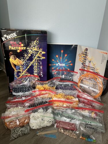 KNEX Big Ball Factory Vintage Color Coded Building Set 3000 PCs —95% Complete - Picture 1 of 12