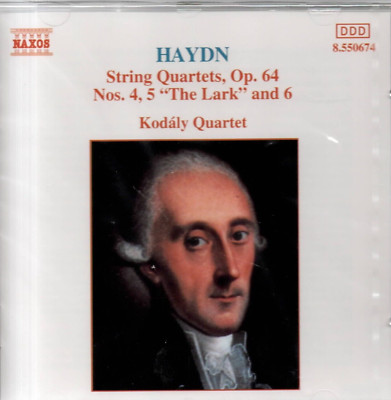 NEU: Haydn STRING QUARTETS OP. 64, NOS. 4-6 Kodaly Quartet (C5643)