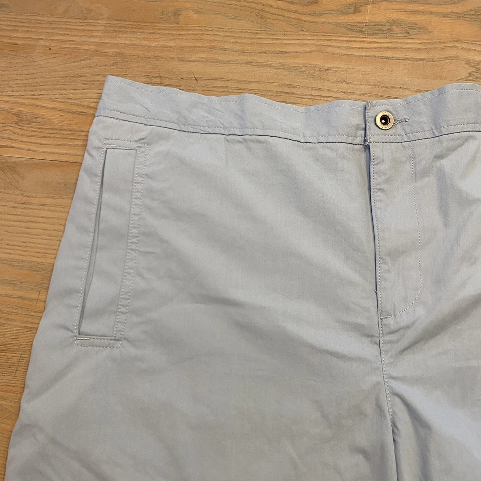 NUEVOS Pantalones Cortos DKNY Azul Americana Para Hombres XXL 8.5” Ins Bolsillos Frontales Planos Elastizados $69 Foto 3 de 4