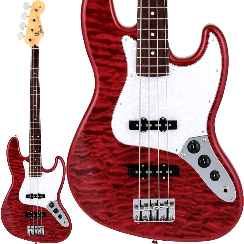 Hybrid II 2024 Collection Quilt Red 新同品 Fender Made in Japan 2024 Collection Hybrid II Jazz Bass