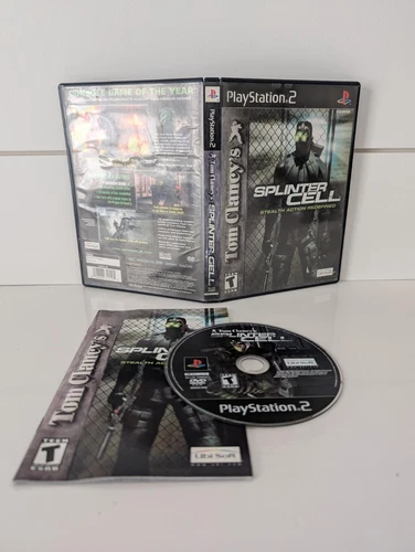 Tom Clancy's Splinter Cell Stealth Action Redefined Playstation 2 PS2