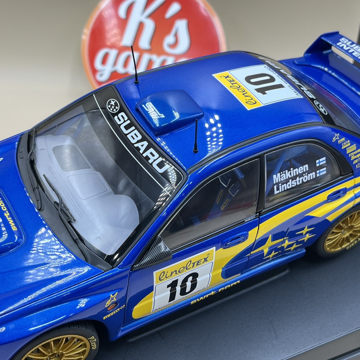 AUTOart 1/18 Subaru Impreza WRC 2002 Monte Carlo #10 Makinen