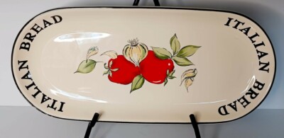 Italian bread oval platter by Rayware