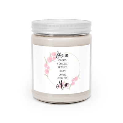 Tulip She is MOM gift Scented Candles, 9oz