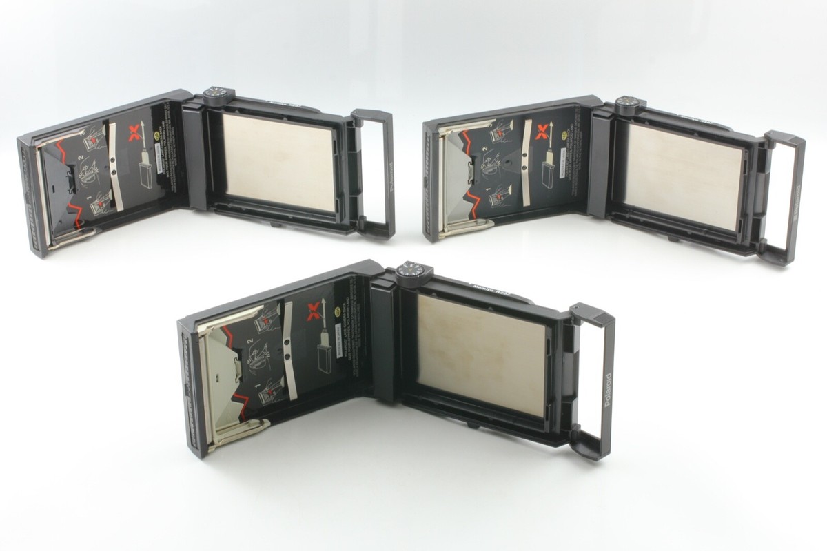 Near Mint 】 Mamiya RZ67 Polaroid Film Back Holder 3 set