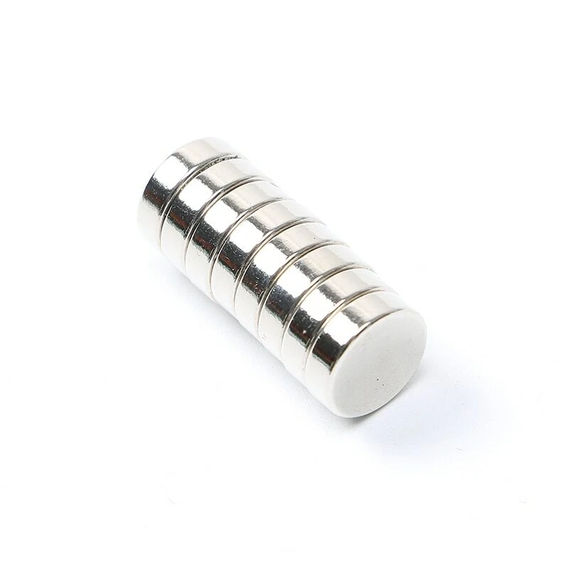10 MAGNETI NEODIMIO 10X3 MM CALAMITA POTENTE FIMO CERAMICA MAGNETE CALAMITE - Immagine 2 di 3