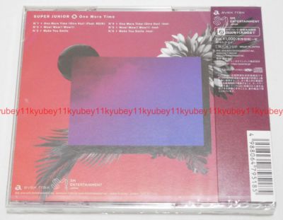 New SUPER JUNIOR One More Time Regular Edition CD Japan AVCK-79518
