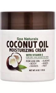spa naturals coconut oil moisturizing cream with vitamin e stores