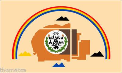10cm Auto-Aufkleber Sticker Navajo Nation Flag Flagge Fahne Indian Tribe F2114