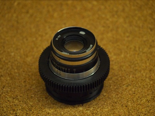 Lens industar-61  2.8/55 USSR  lens  micro4/3 (MFT m4/3)  with Follow Focus - Afbeelding 1 van 4