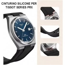 Cinturino orologio per Tissot PRX 40MM silicone nero blu verde bianco 40-12mm